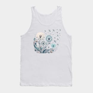 Dandelions with seeds Tank Top